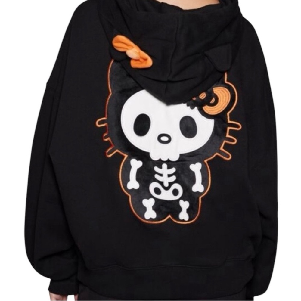 Hello Kitty skeleton hoodie